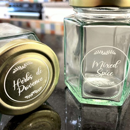 Αυτοκόλλητες ετικέτες διάφανες με εκτύπωση σε Λευκό (στρογγυλές) 42004