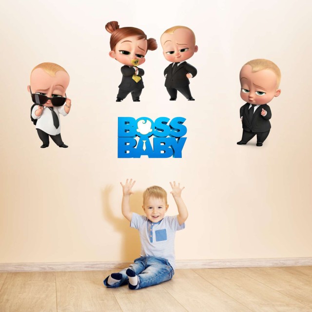 Παιδικά Αυτοκόλλητα τοίχου The Boss Baby Αρχηγός από κούνια 1278838