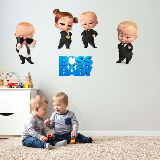 Παιδικά Αυτοκόλλητα τοίχου The Boss Baby Αρχηγός από κούνια 1278838