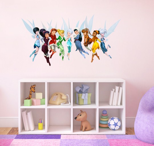 Αυτοκόλλητο τοίχου Tinkerbell και νεράιδες 128036-0 Αυτοκόλλητο τοίχου Tinkerbell και νεράιδες 128036-0