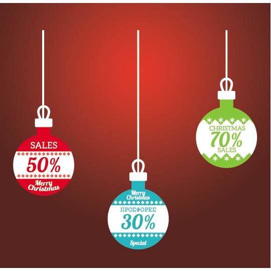 Αυτοκόλλητο βιτρίνας Μπάλες Εκπτώσεων 40500-0 Αυτοκόλλητο βιτρίνας Μπάλες Εκπτώσεων 40500-0