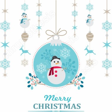 Αυτοκόλλητο Snowmen 129009 2