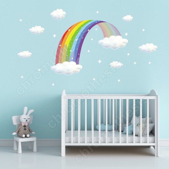 Αυτοκολλητο τοιχου Ουράνιο τόξο 128056 Αυτοκολλητο τοιχου Ουράνιο τόξο 128056