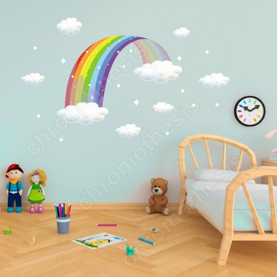 Αυτοκολλητο τοιχου Ουράνιο τόξο 128056-1 Αυτοκολλητο τοιχου Ουράνιο τόξο 128056-1