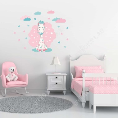 Αυτοκόλλητο τοίχου - Καμηλοπάρδαλη 1279421 2