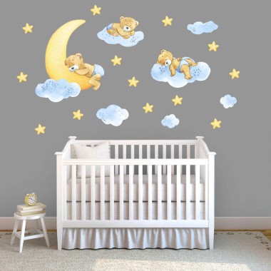 Watercolor sleeping baby bears 127912 2