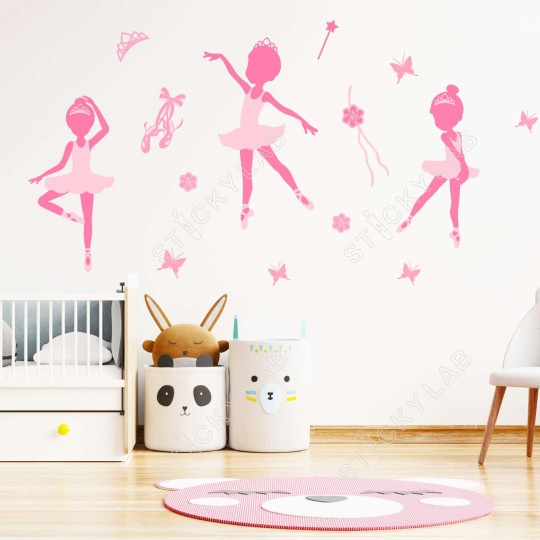 Αυτοκολλητα παιδικά - Μικρές μπαλαρίνες 1279834-0
