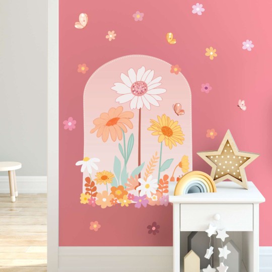Αυτοκόλλητο τοίχου Flowers Arch 1278998