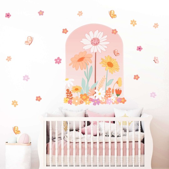 Αυτοκόλλητο τοίχου Flowers Arch 1278998-1