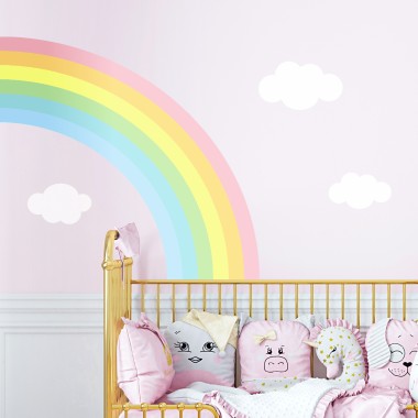 Αυτοκολλητο τοιχου Ουράνιο τόξο 128051 2