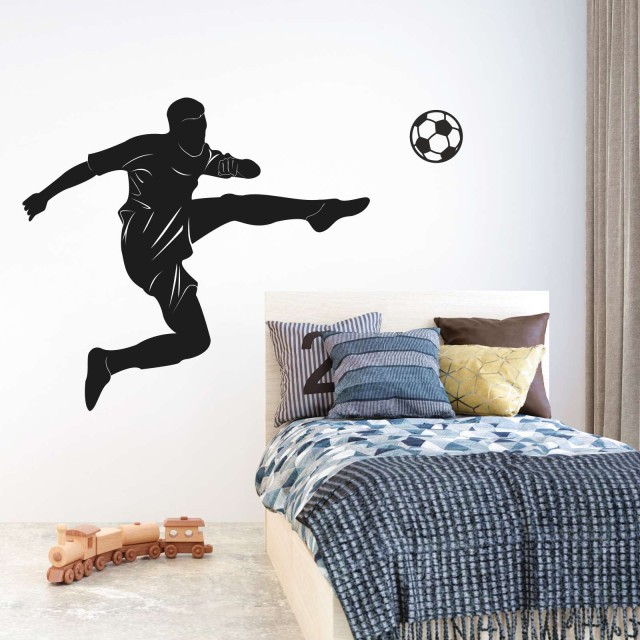 Αυτοκόλλητο τοίχου Football Player 128029
