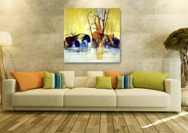 Πίνακας Abstract Lake 118032 2