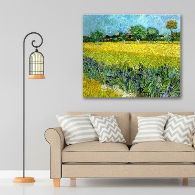Πίνακας Field with Irises Van Gogh 118065 2