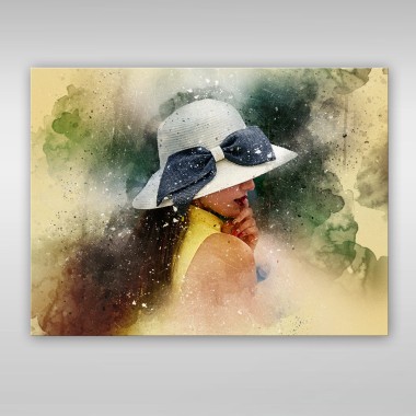 Πίνακας Woman with hat 118240 2