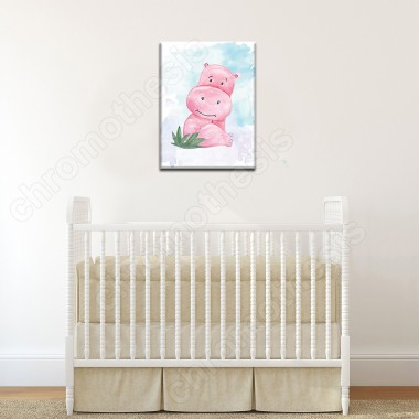 Πίνακας Pink Hippo 118277 2