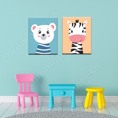 Πίνακας Minimal ζωάκια 118282 2