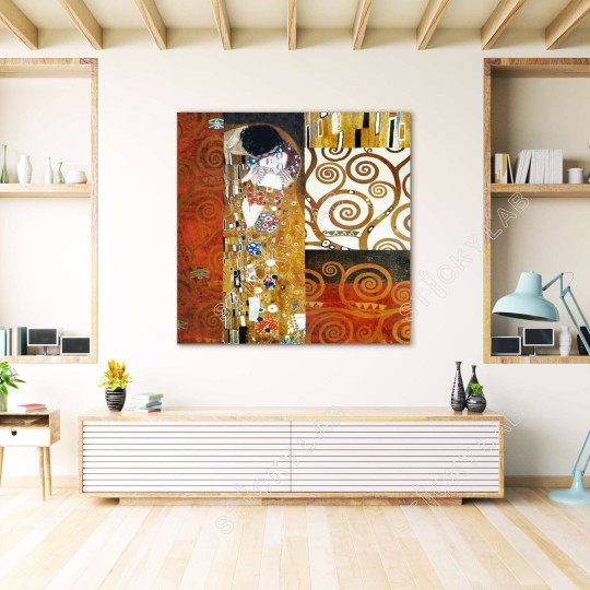 Πίνακας Klimt The Kiss 115002 Πίνακας Klimt The Kiss 115002