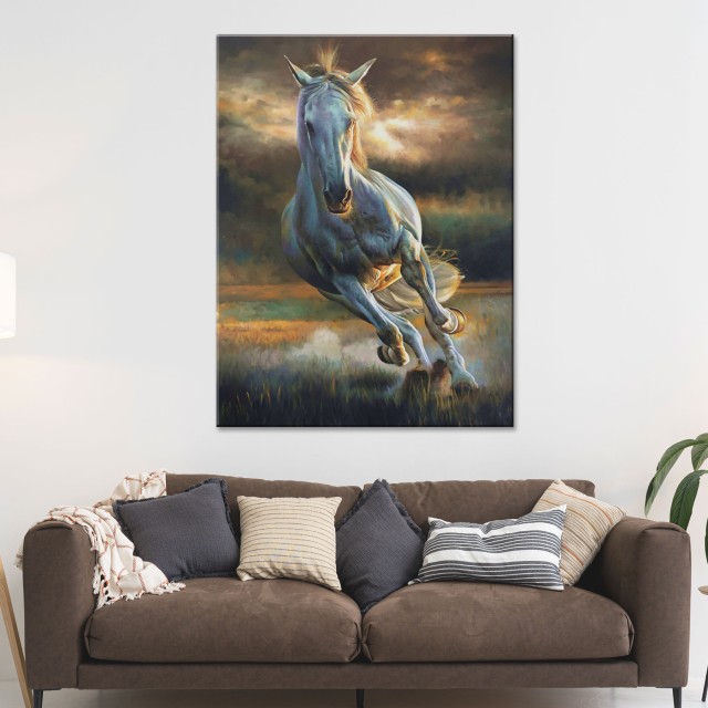 Πίνακας Running White Horse 116128-0