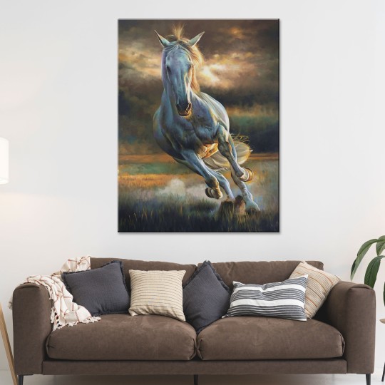 Πίνακας Running White Horse 116128-0 Πίνακας Running White Horse 116128-0