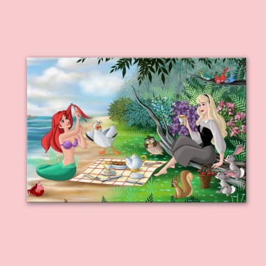 Παιδικός πίνακας Ariel the mermaid 117001 2