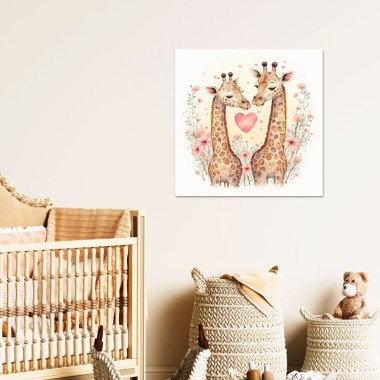 Παιδικός Πίνακας Καμηλοπάρδαλες 117019 2