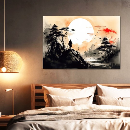 Πίνακαςσε καμβά Japanese landscape 114002 Πίνακαςσε καμβά Japanese landscape 114002