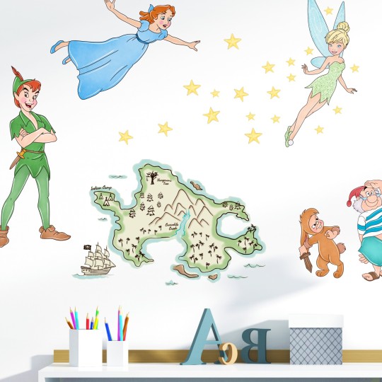 Παιδικά Αυτοκόλλητα τοίχου Peter Pan 1278824