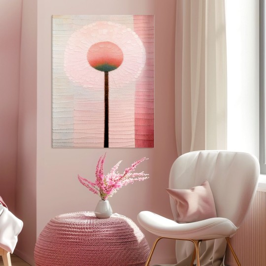 Πίνακας Μίνιμαλ Αφηρημένο λουλούδι 114904