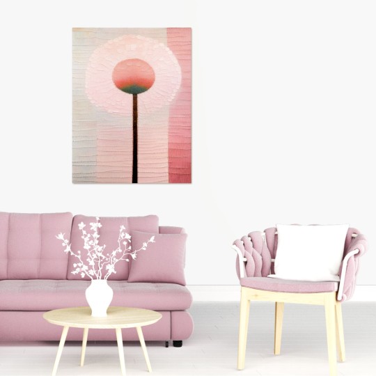 Πίνακας Μίνιμαλ Αφηρημένο λουλούδι 114904
