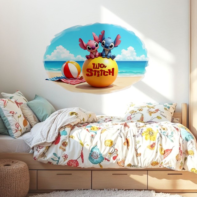 Παιδικά Αυτοκόλλητα τοίχου Lilo & Stitch 1278773