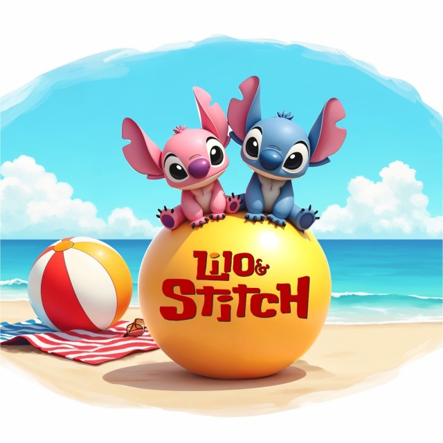 Παιδικά Αυτοκόλλητα τοίχου Lilo & Stitch 1278773