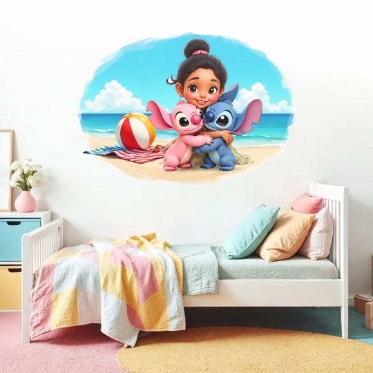 Παιδικά Αυτοκόλλητα τοίχου Lilo & Stitch 1278774 Παιδικά Αυτοκόλλητα τοίχου Lilo & Stitch 1278774
