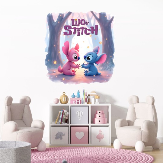 Παιδικά Αυτοκόλλητα τοίχου Lilo & Stitch 1278751 Παιδικά Αυτοκόλλητα τοίχου Lilo & Stitch 1278751