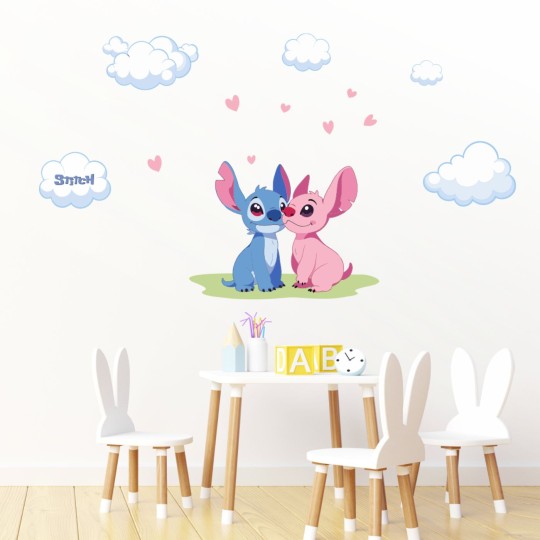 Παιδικά Αυτοκόλλητα τοίχου Lilo & Stitch 1278750