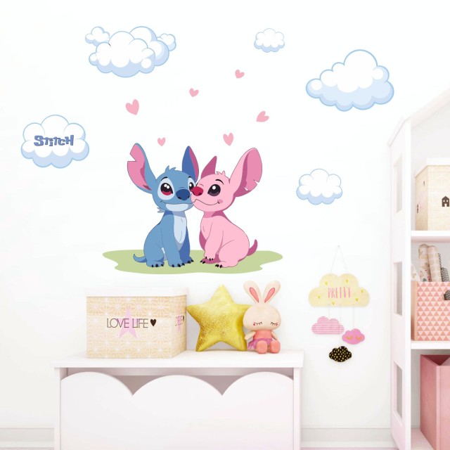 Παιδικά Αυτοκόλλητα τοίχου Lilo & Stitch 1278750