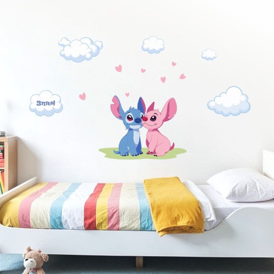 Παιδικά Αυτοκόλλητα τοίχου Lilo & Stitch 1278750