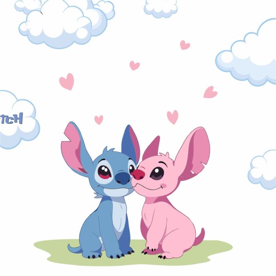 Παιδικά Αυτοκόλλητα τοίχου Lilo & Stitch 1278750