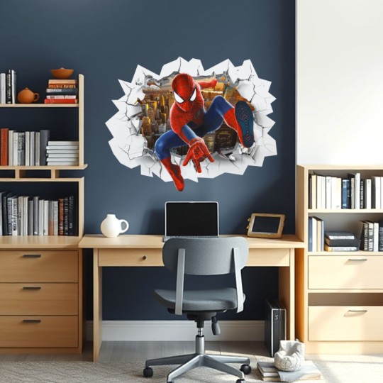 Παιδικό αυτοκόλλητο τοίχου Spiderman 128048 Παιδικό αυτοκόλλητο τοίχου Spiderman 128048