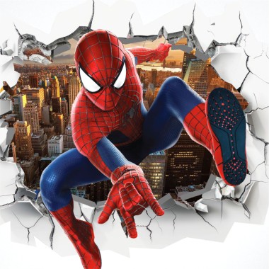 Παιδικό αυτοκόλλητο τοίχου Spiderman 128048 2