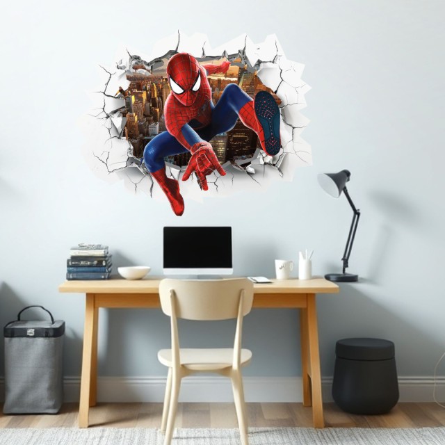 Παιδικό αυτοκόλλητο τοίχου Spiderman 128048