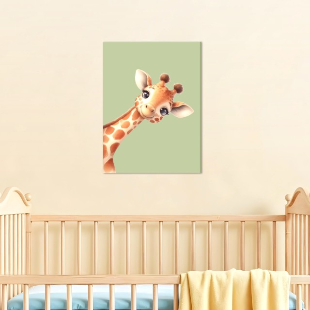 Παιδικός πίνακας σε καμβά Καμηλοπάρδαλη (30x40 cm) 117003