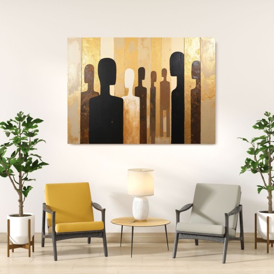 Πίνακας σε καμβά Abstract People 114907 Πίνακας σε καμβά Abstract People 114907