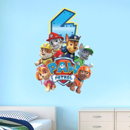 Αυτοκόλλητο τοίχου Paw Patrol 1278832