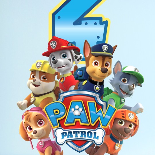 Αυτοκόλλητο τοίχου Paw Patrol 1278832