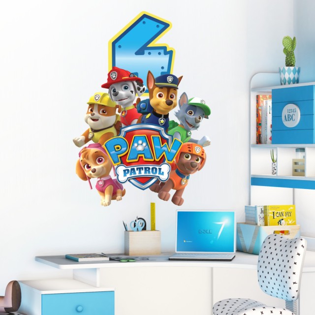 Αυτοκόλλητο τοίχου Paw Patrol 1278832