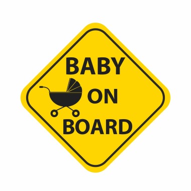 Αυτοκόλλητο αυτοκινήτου Baby on board 20101 2