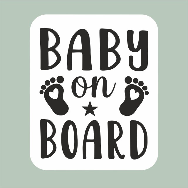 Αυτοκόλλητο αυτοκινήτου Baby on board 20102