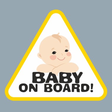 Αυτοκόλλητο αυτοκινήτου Baby on board 20103 2