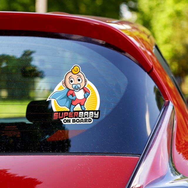 Αυτοκόλλητα αυτοκινητου baby on board