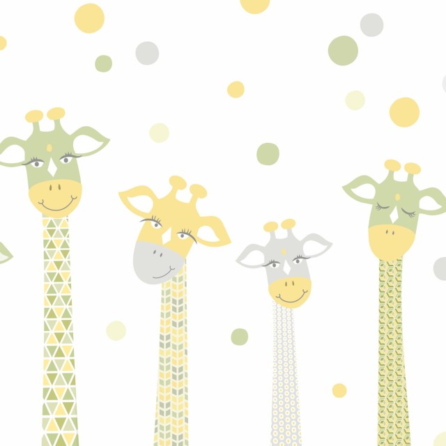 Αυτοκόλλητα τοίχου παιδικά Χαριτωμένες Καμηλοπαρδάλεις 1278777